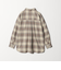コットン ネル チェック シャツ