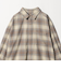 コットン ネル チェック シャツ