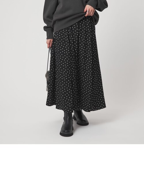 新品タグ付き ナローフレアスカート 予約【人気につき新色追加  