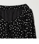 ドット ナロー フレア スカート