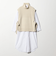 ニット ベスト × シャツ ワンピース セット