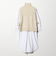 ニット ベスト × シャツ ワンピース セット