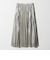 ハクプリント プリーツ スカート
