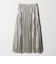 ハクプリント プリーツ スカート