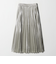ハクプリント プリーツ スカート