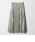 ハクプリント プリーツ スカート