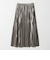 ハクプリント プリーツ スカート