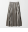ハクプリント プリーツ スカート