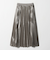 ハクプリント プリーツ スカート