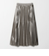 ハクプリント プリーツ スカート