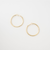 【WEB限定】フープ イヤリング