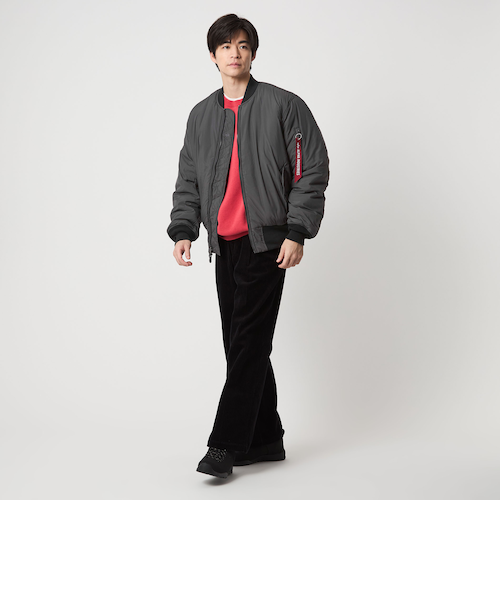 別注】＜ALPHA INDUSTRIES＞リバーシブル MA-1 フライトジャケット