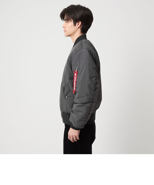 美品【ALPHA INDUSTRIES】MA-1リバーシブル　フライトジャケット アルファ ALPHA MA-1 リバーシブル フライトジャケット L