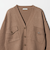 【WEB限定】＜at ease＞ダブルポケット ニット カーディガン