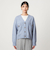 【WEB限定】＜at ease＞ダブルポケット ニット カーディガン