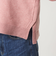 【WEB限定】＜at ease＞サイド スリット プルオーバー ニット ウォッシャブル
