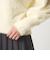 【WEB限定】＜at ease＞フェザーヤーン プルオーバー ニット