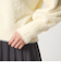 【WEB限定】＜at ease＞フェザーヤーン プルオーバー ニット