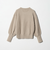 【WEB限定】＜at ease＞フェザーヤーン プルオーバー ニット