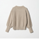 【WEB限定】＜at ease＞フェザーヤーン プルオーバー ニット