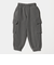 裏毛 ワイドカーゴパンツ（MDグレー）/ キッズ  100cm-160cm
