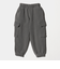 裏毛 ワイドカーゴパンツ（MDグレー）/ キッズ  100cm-160cm