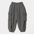 裏毛 ワイドカーゴパンツ（MDグレー）/ キッズ  100cm-160cm