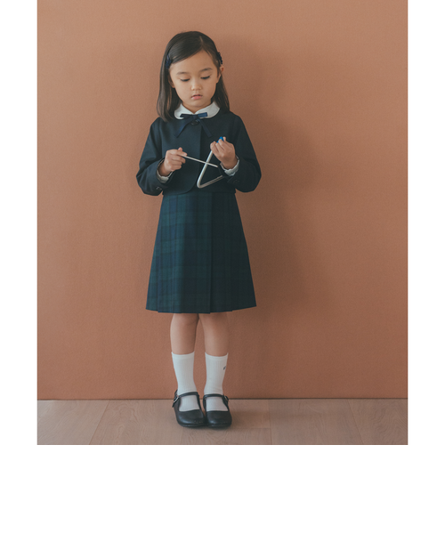 TRW ブラックウォッチ ジャンスカ / キッズ 110cm-130cm｜グリーン