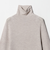 ウール シアー リブ タートルネック ニット ウォッシャブル