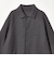 ウールナイロン リバー ステンカラーコート