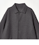 ウールナイロン リバー ステンカラーコート