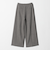 メランジ ツイル ワイド パンツ マシンウォッシャブル