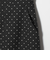 キチントボトムス ドット ジャガード Iライン スリム タイト スカート ウォッシャブル ストレッチ