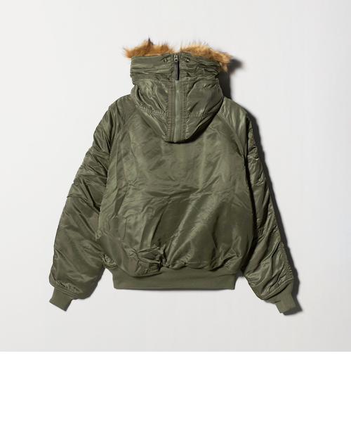 ALPHA INDUSTRIES＞N-2B ショート フライトジャケット｜グリーン