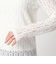 【WEB限定】＜at ease＞シャーリングレース プルオーバー カットソー
