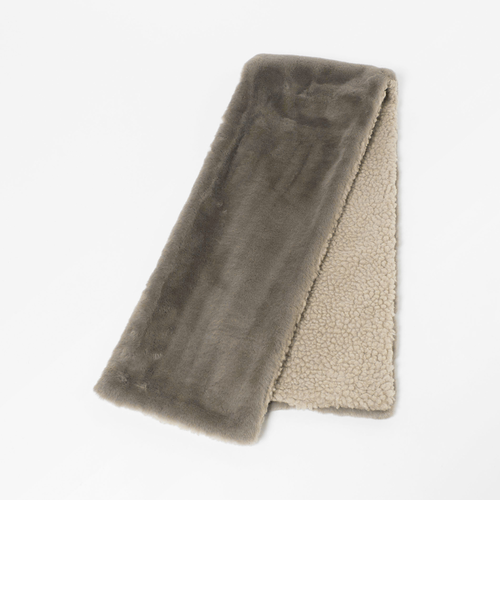 別注】＜INFIELDER DESIGN＞ボア リバーシブルマフラー｜グリーン