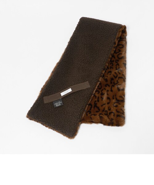 別注】＜INFIELDER DESIGN＞ボア リバーシブルマフラー｜グリーン