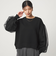 【WEB限定】＜at ease＞チュール ドッキング スウェット プルオーバー