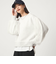 【WEB限定】＜at ease＞チュール ドッキング スウェット プルオーバー