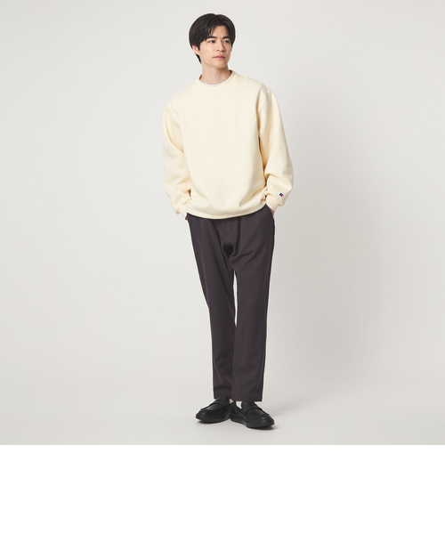 【2022／美品✨】RHクルーネックスウェット エクリュベージュ リブ 長袖 別注】＜RUSSELL ATHLETIC＞GLR クルーネック スウェット｜グリーン