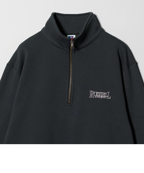 別注】＜RUSSELL ATHLETIC＞GLR ハーフジップ スウェット｜グリーン