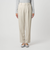 ［size SHORT/TALLあり］パウドレ テーパード パンツ ナチュラル