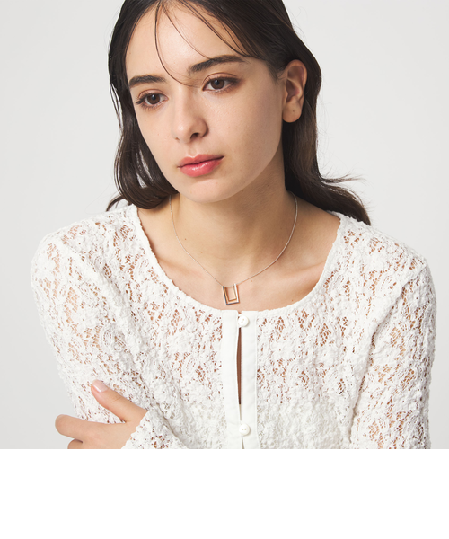 anisotea＞Two スクエア ネックレス｜グリーンレーベル リラクシングの