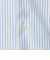 コットン ストライプ ワイドカラー ドレスシャツ -イージーアイロン-