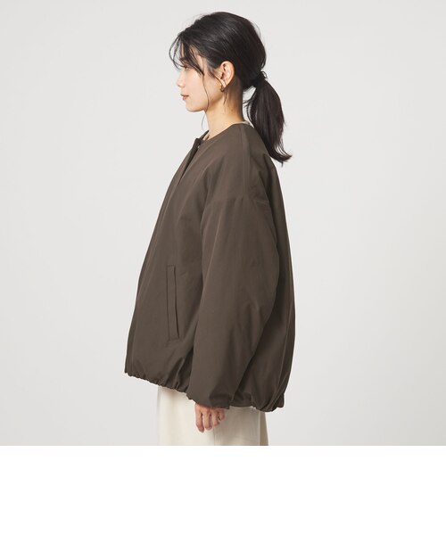 size SHORTあり］パフィー ノーカラー ブルゾン 2 撥水 ウォッシャブル