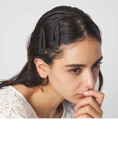 PEIGNEE＞ ヘアクリップ / SIGNATURE HAIR｜グリーンレーベル