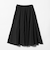 ギャザー フレア スカート