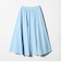 ギャザー フレア スカート