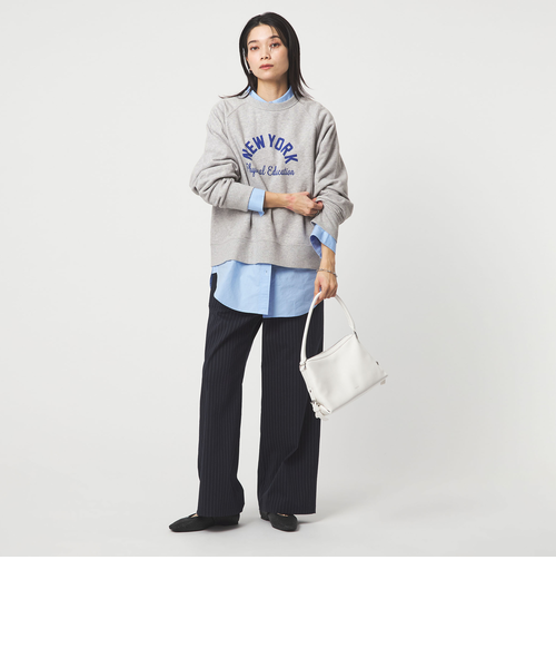 別注】＜Champion＞プリント スウェット プルオーバー｜グリーン