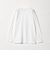 LONG FIBER COTTON クリア クルーネック 長袖 Tシャツ